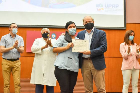 Culminó el primer curso de formación para agentes sanitarios, que organizó el Gobierno provincial, a través del trabajo conjunto entre los ministerios de Salud y Educación, y la Universidad Provincial de Administración Pública (UPAP)