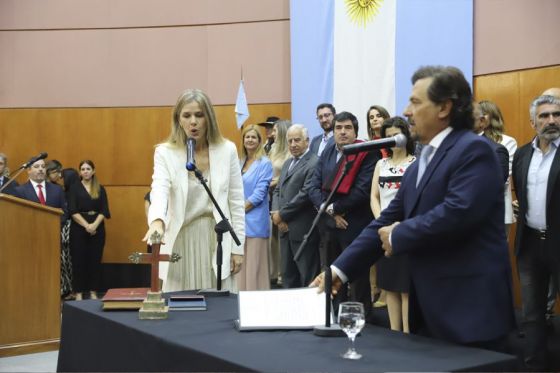 Los integrantes del gabinete provincial asumieron en los cargos durante un acto cumplido en Casa de Gobierno