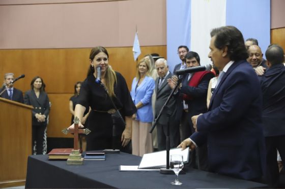 Los integrantes del gabinete provincial asumieron en los cargos durante un acto cumplido en Casa de Gobierno