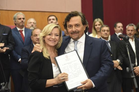 Los integrantes del gabinete provincial asumieron en los cargos durante un acto cumplido en Casa de Gobierno