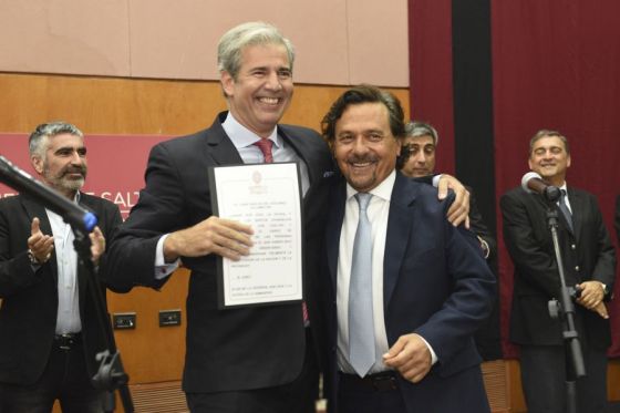 Los integrantes del gabinete provincial asumieron en los cargos durante un acto cumplido en Casa de Gobierno