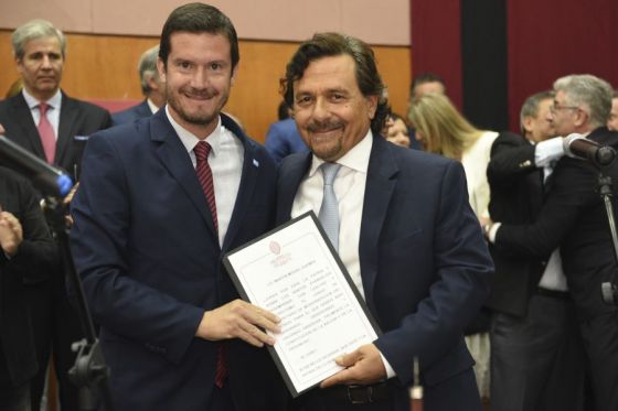 Los integrantes del gabinete provincial asumieron en los cargos durante un acto cumplido en Casa de Gobierno