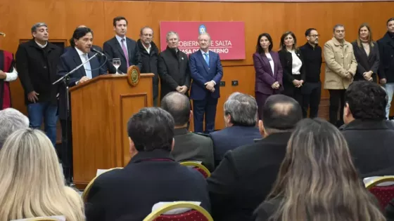 En el mismo acto también asumió Juan Ignacio Vilchez como Secretario de Seguridad