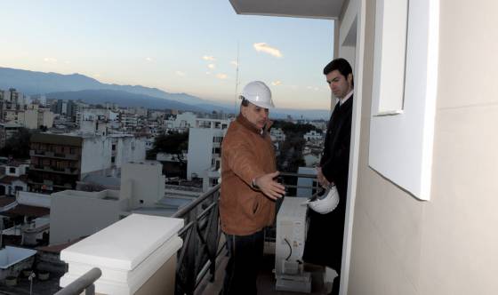 Urtubey visitó la obra donde funcionará el hotel Amerian