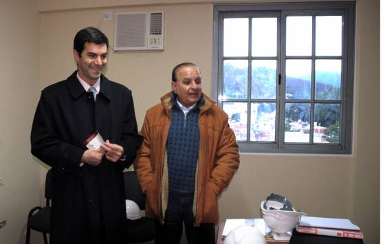Urtubey visitó la obra donde funcionará el hotel Amerian
