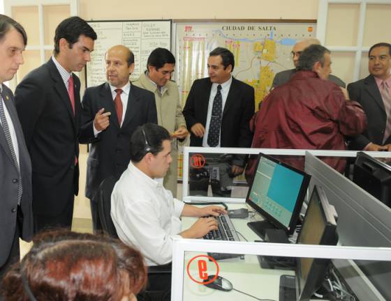 Acto de inauguración y recorrido de instalaciones del 911