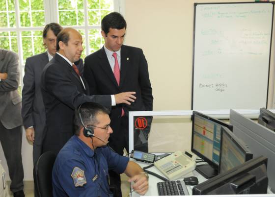 Acto de inauguración y recorrido de instalaciones del 911