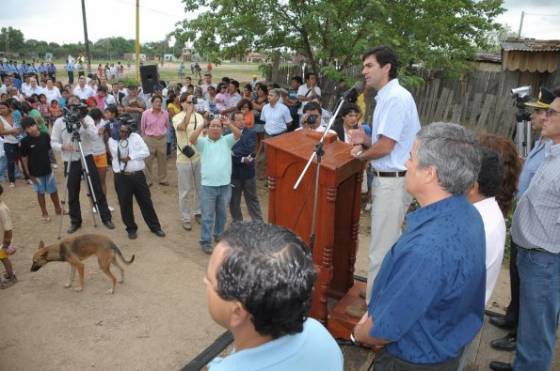 El Gobernador de Salta en Orán