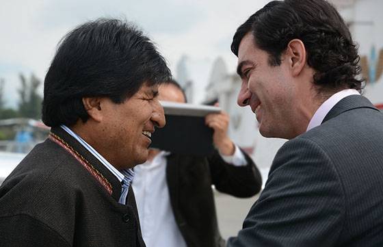 El gobernador Urtubey recibió al presidente de Bolivia Evo Morales