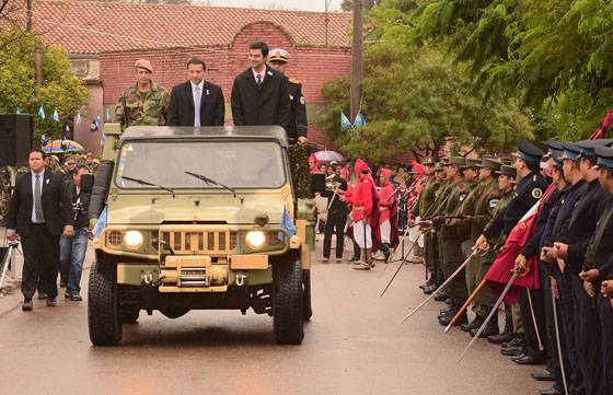 En El Bordo se realizó el acto central por el aniversario de la Revolución de Mayo