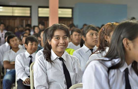 El edificio del colegio secundario inaugurado en Misión La Paz garantiza una educación de calidad a 200 alumnos