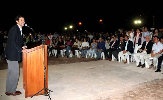 Gobernador inaugura estación de trenes en El Carril