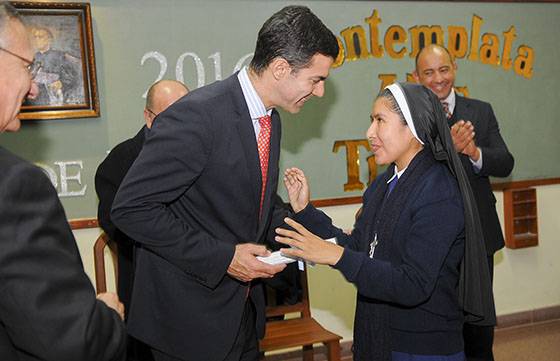 Urtubey participó en el acto por las bodas de plata del Profesorado Monseñor Tavella