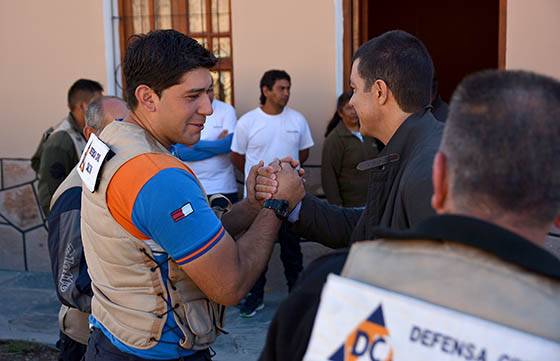 El gobernador Urtubey recorrió hoy los centros de asistencia en San Antonio de los Cobres