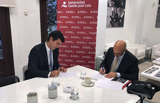 En Madrid, Urtubey firmó un convenio con la Universidad Camilo José Cela