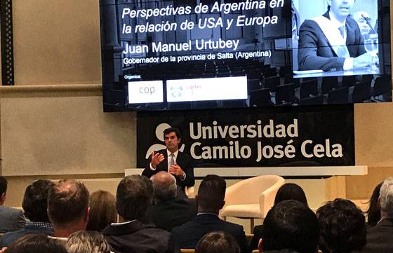 Urtubey expuso en España sobre la situación del país y los desafíos en el concierto internacional