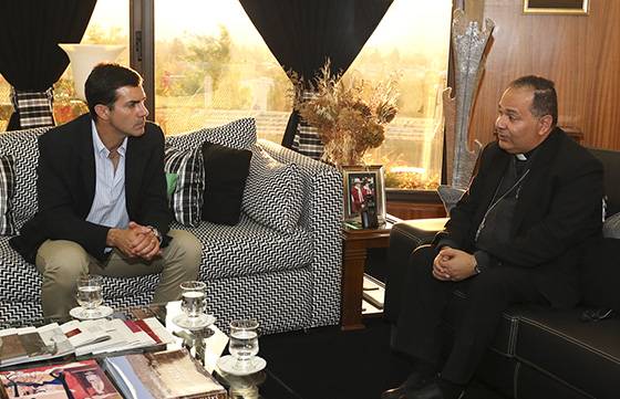 Urtubey se reunió con el Obispo Auxiliar de Maracaibo