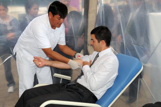 Campaña de donación de sangre