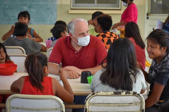El ministro Cánepa visitó el Departamento Rivadavia y verificó el funcionamiento del programa de refuerzo estival