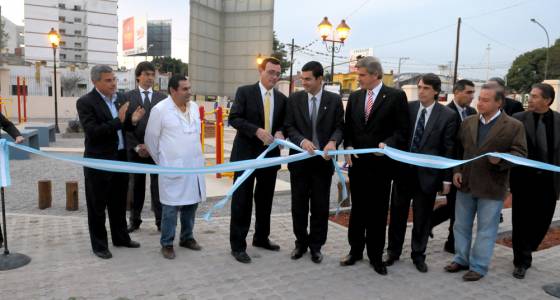 Inauguración plaza de la salud