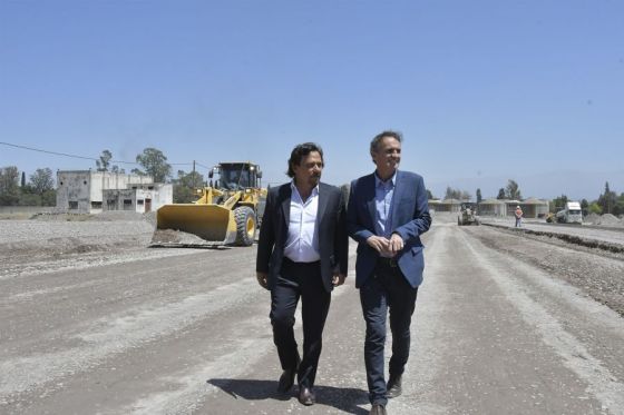 El gobernador Sáenz y el ministro Katopodis recorrieron tres importantes obras en Capital
