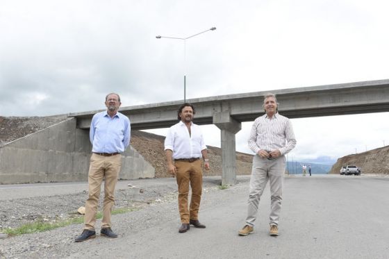 Circunvalación noroeste: El gobernador Sáenz supervisó la etapa final de la obra