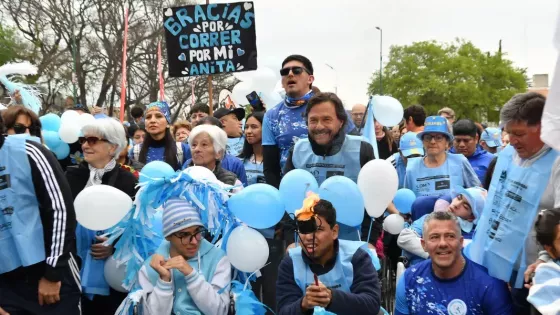 El gobernador Sáenz se unió a la familia de HIRPACE en su 36° maratón “Corro por Vos