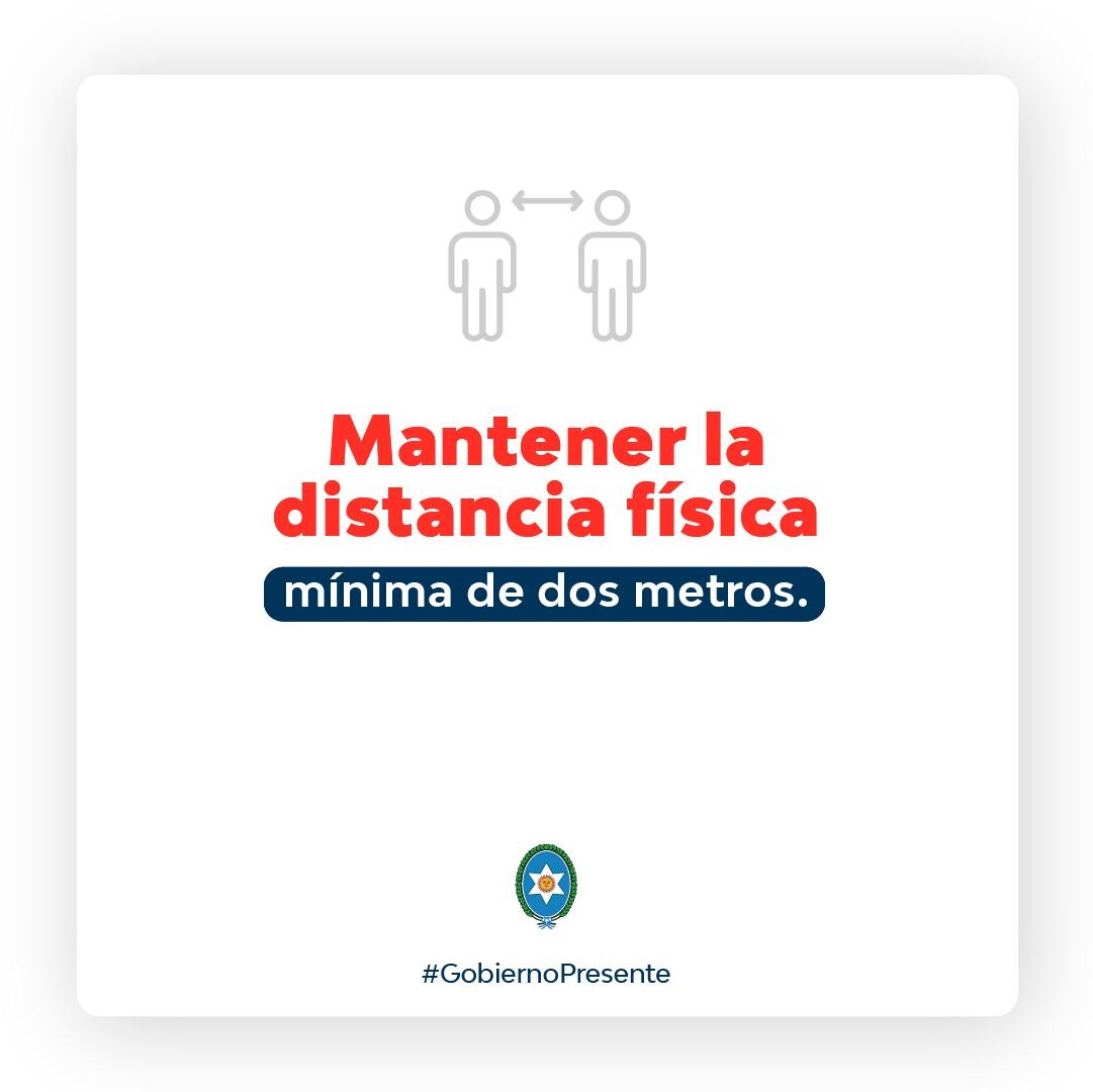 Mantener la distancia física