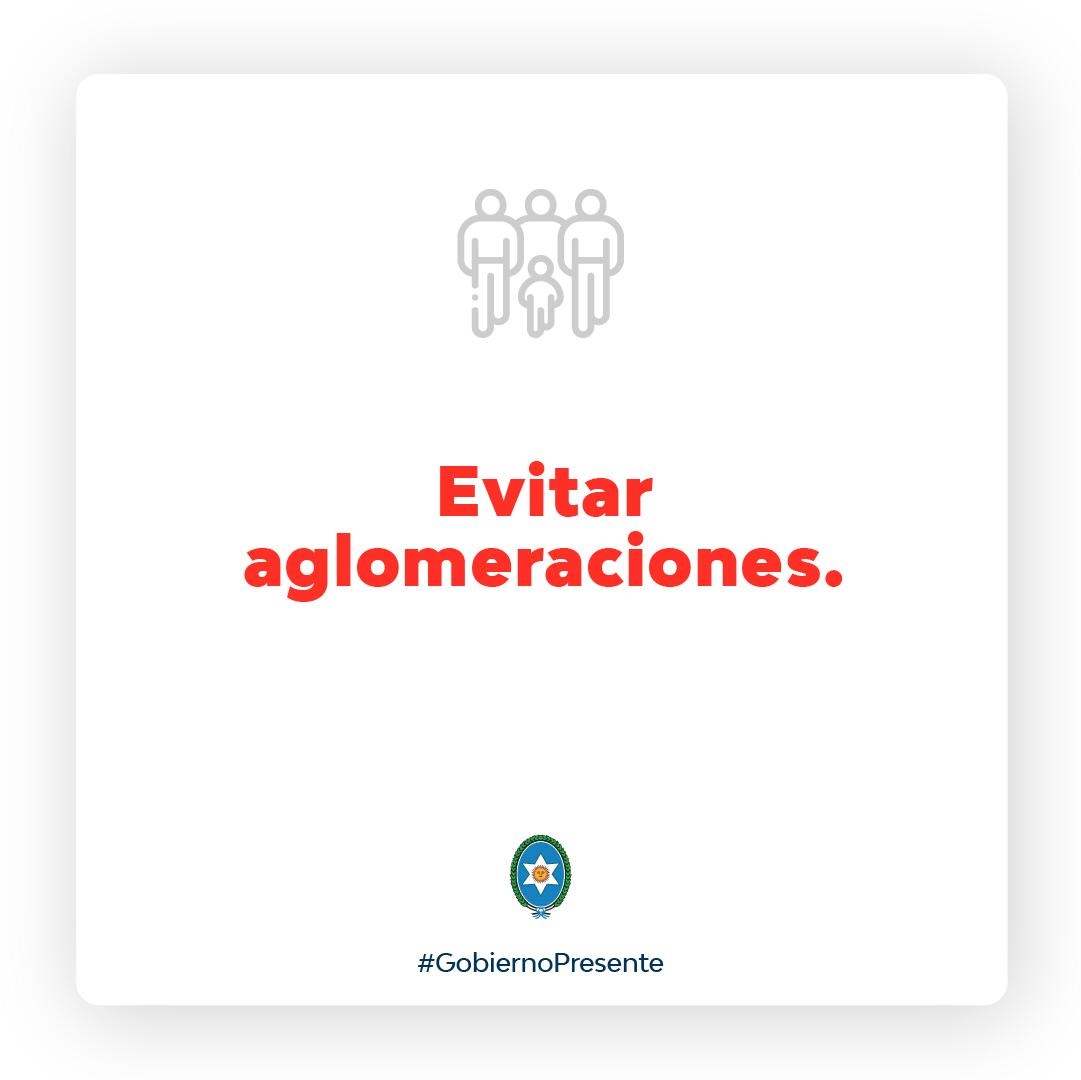 Evitar aglomeraciones