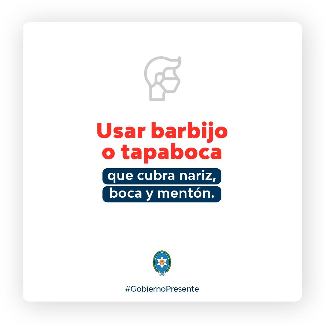 Usar barbijo o tapaboca