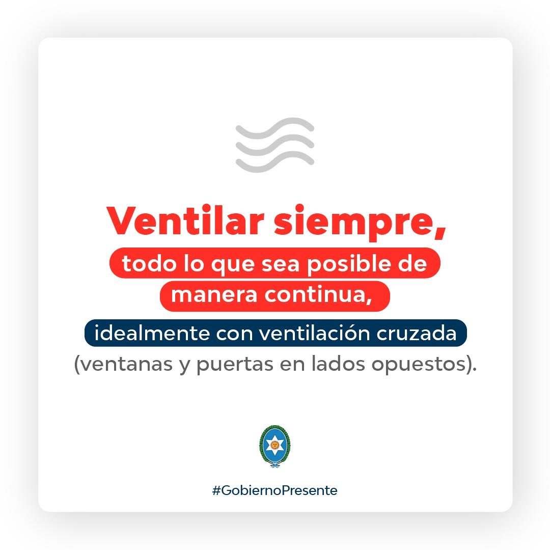 Ventilar siempre