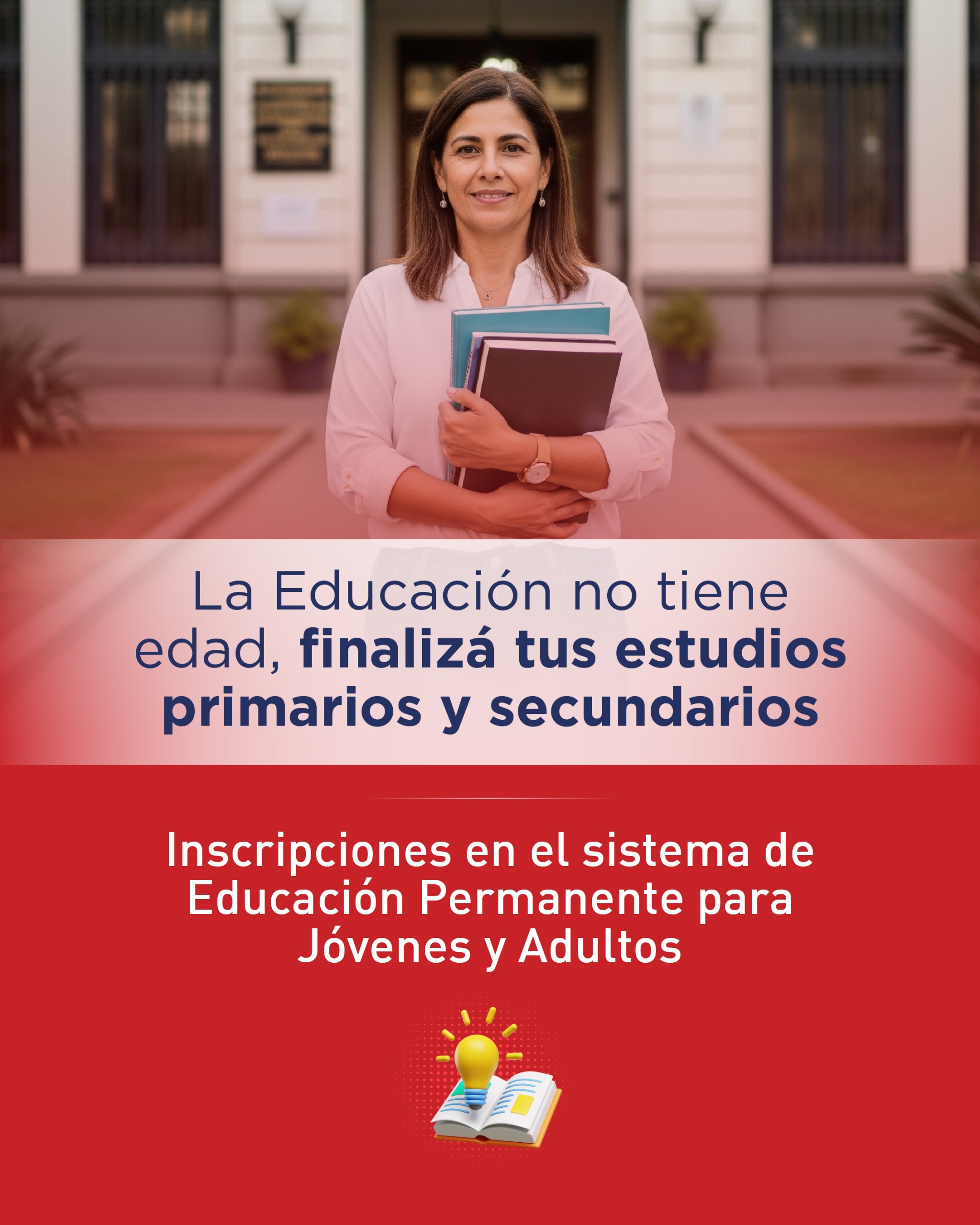 Incripciones abiertas para Educacion Permanente para Jovenes y Adultos