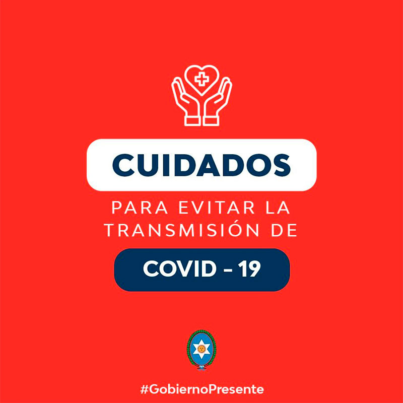 Cuidados para evitar la transmisión de COVID-19