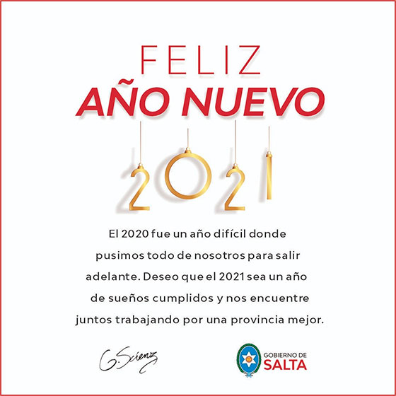 Feliz año nuevo!