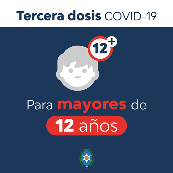 COVID19: Vacunación mayores de 12 años
