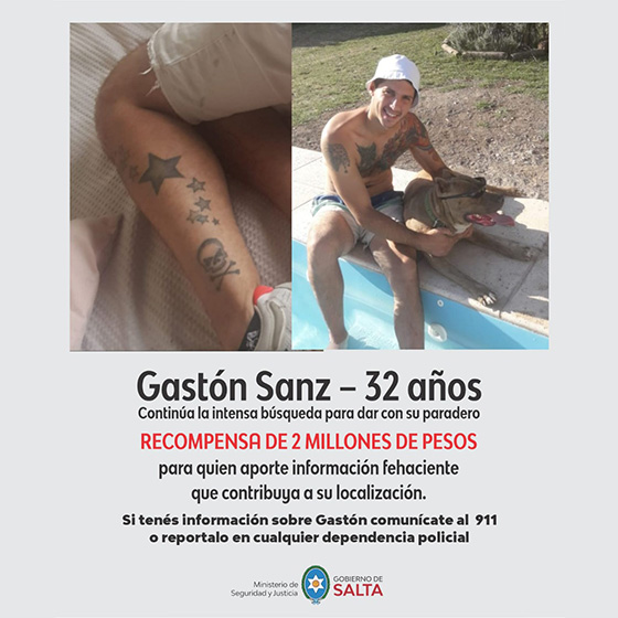 Gaston Sanz Recompensa