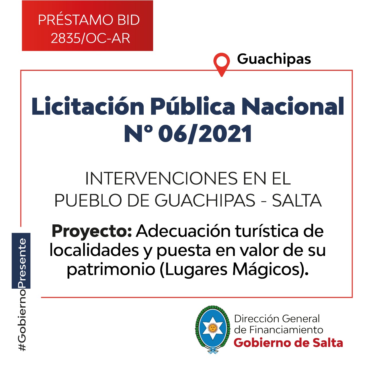 LP 06/2021: Adecuación turística de localidades y puesta en valor de su patrimonio