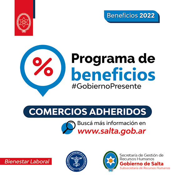 Gobierno de Salta Programa Beneficios 2022