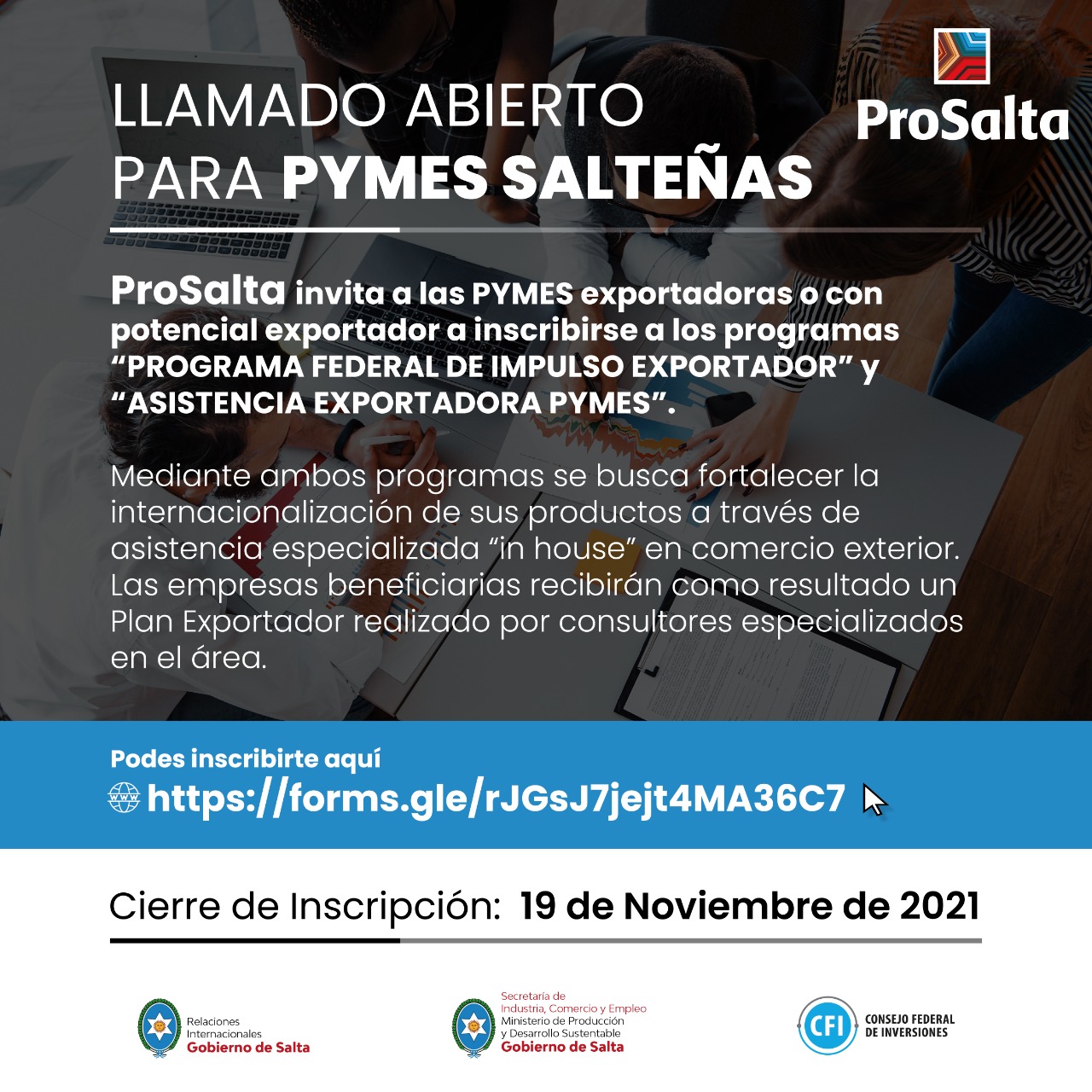 ProSalta: Asistencia Exportadora Salta