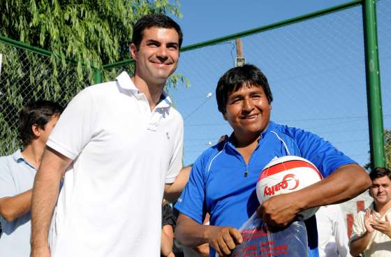 Nuevos playones deportivos para villa Lavalle y Barrio 26 de Marzo