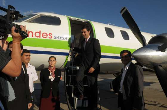 Andes abrió la ruta aérea Salta-General Mosconi