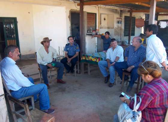 El Ministro de Desarrollo Humano se reunió con aborígenes de Santa Victoria Este