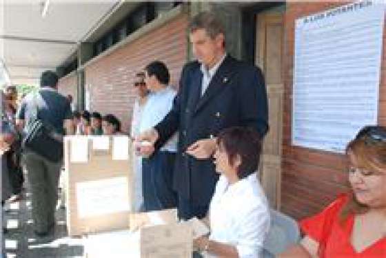 El vicegobernador Zottos votó en Tartagal