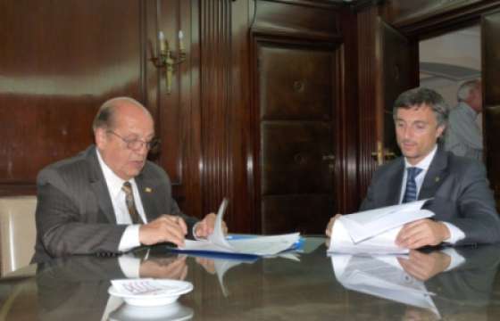 El ministro López Sastre se reunió con el secretario de Ambiente de la Nación