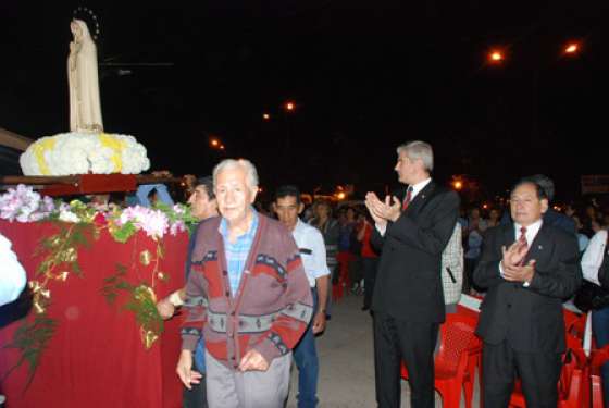 General Mosconi honró a la Virgen de Fátima