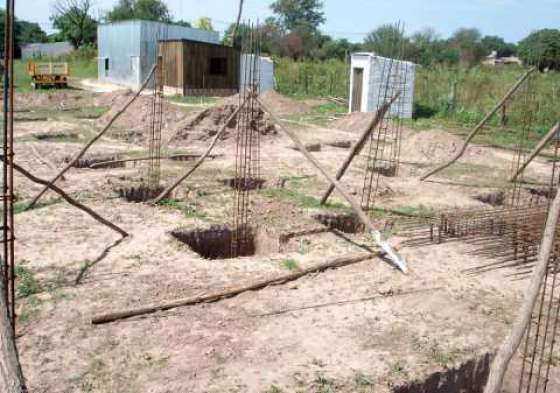 Se construye el nuevo edificio para el Hospital de Quebrachal