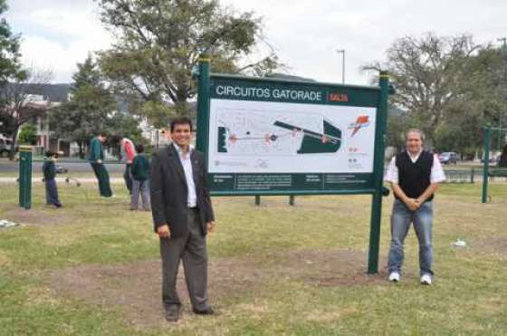Instalaron circuitos deportivos en avenida Virrey Toledo