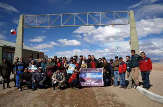 Partió la caravana que busca la consolidación del paso internacional de Sico