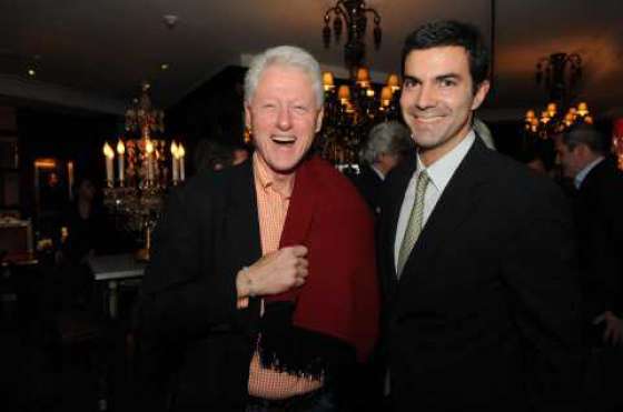 El gobernador Urtubey almorzó con el ex presidente de los EE UU. William Clinton