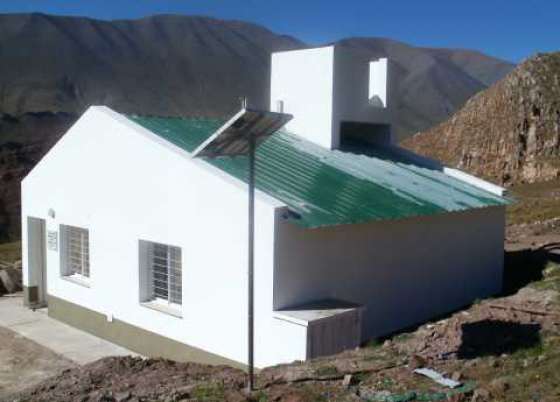 Finalizó la construcción del nuevo puesto sanitario Cerro Negro de Rosario  de Lerma
